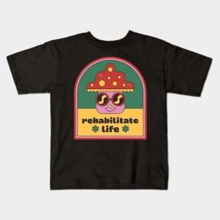 Rehabilitate Life Mushroom Kids T-Shirt